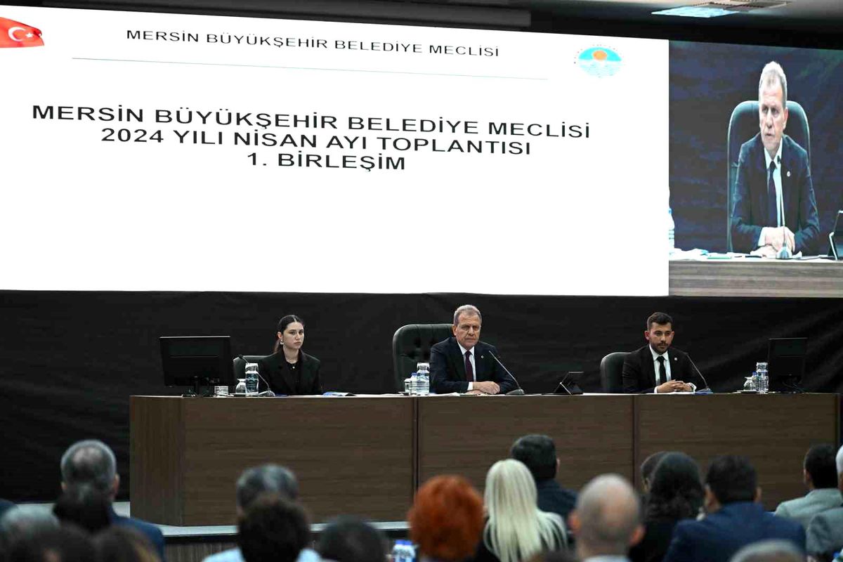 Mersin Büyükşehir Belediyesi Yeni Dönem İlk Meclis Toplantısı Gerçekleştirildi