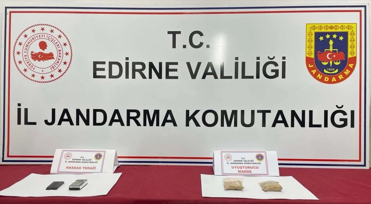 Edirne\'de Uyuşturucu Operasyonu: 2 Şüpheli Gözaltına Alındı