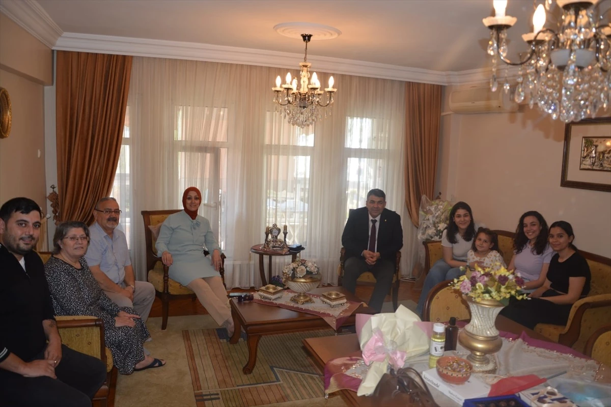 Edirne Emniyet Müdürü Onur Karaburun, şehit ailelerini ziyaret etti