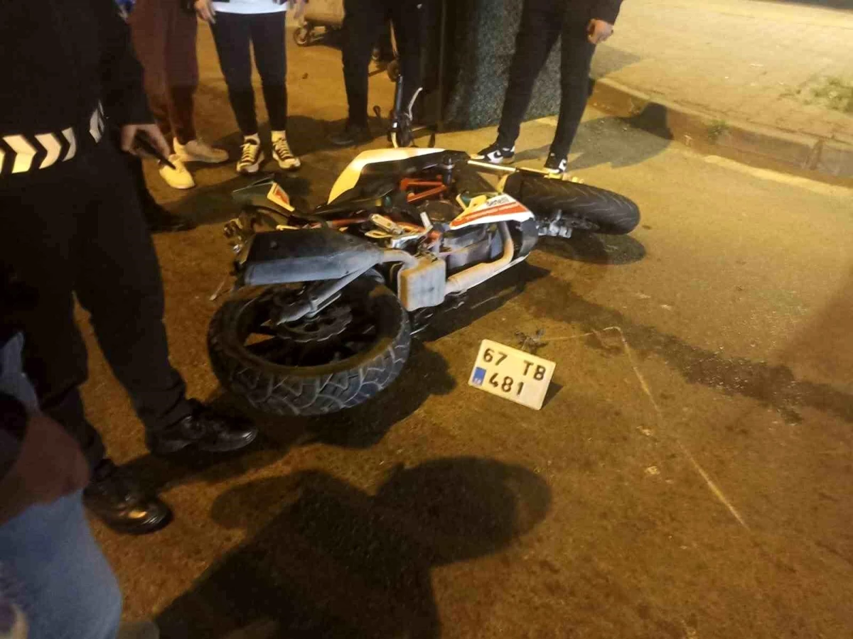 Zonguldak\'ta motosiklet kazası: 2 kişi yaralandı