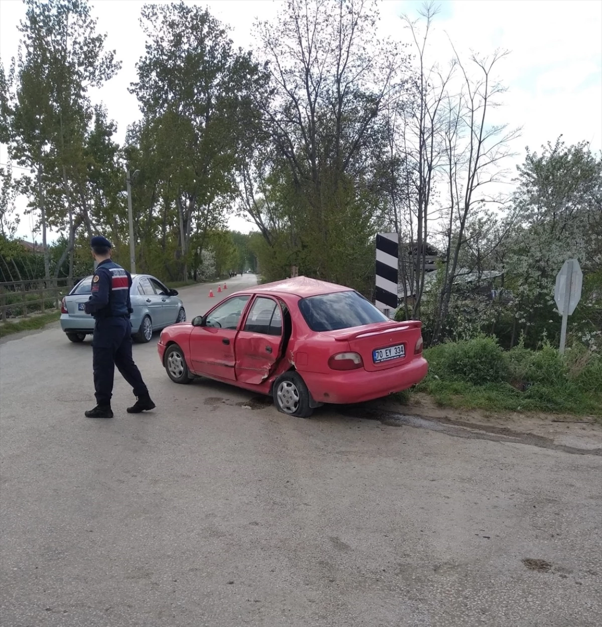 Tokat\'ta iki otomobilin çarpışması sonucu 4 kişi yaralandı