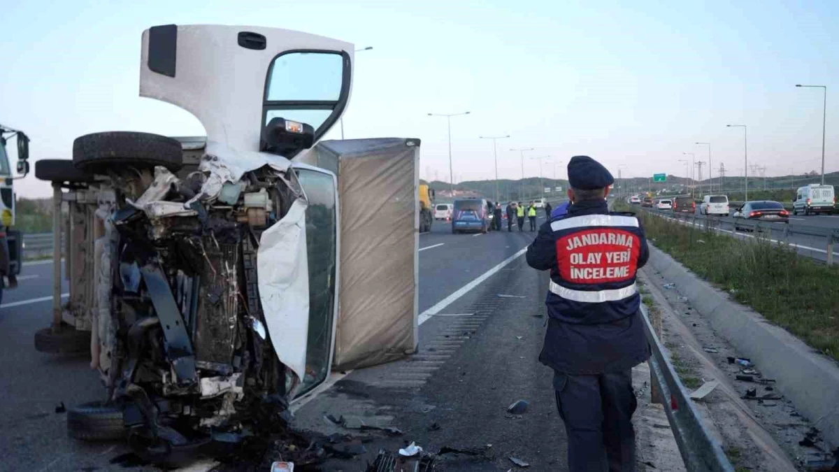 Kuzey Marmara Otoyolu\'nda meydana gelen kazada hayatını kaybeden baba ve kızının cenazeleri Hatay\'a gönderildi
