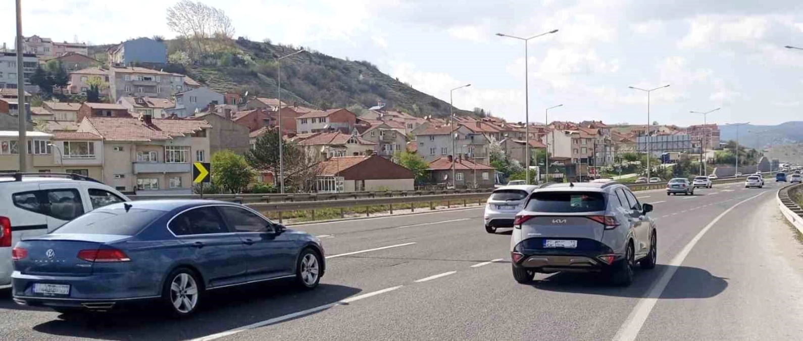 Ramazan Bayramı Tatilinde Bilecik-Bozüyük Çevre Yolunda Araç Yoğunluğu