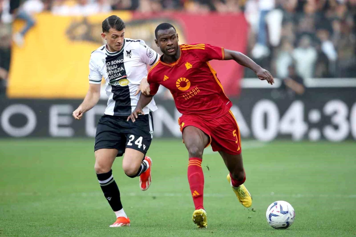 Udinese-Roma maçı, Evan N\'Dicka\'nın sağlık sorunu nedeniyle tatil edildi