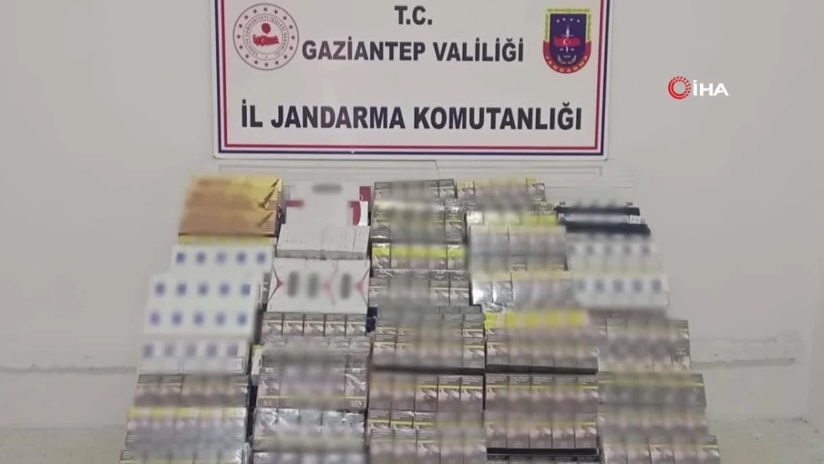 Gaziantep\'te 1,5 milyon TL değerinde kaçak sigara ve çay ele geçirildi