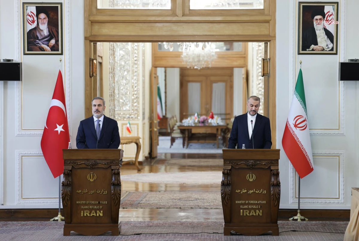 Dışişleri Bakanı Hakan Fidan, İran\'ın İsrail\'e hava saldırısının ardından İran Dışişleri Bakanı Hüseyin Emir Abdullahiyan ile görüştü