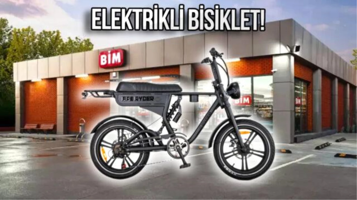 BİM, Ape Ryder DC20 Elektrikli Bisikleti Satışa Sunuyor