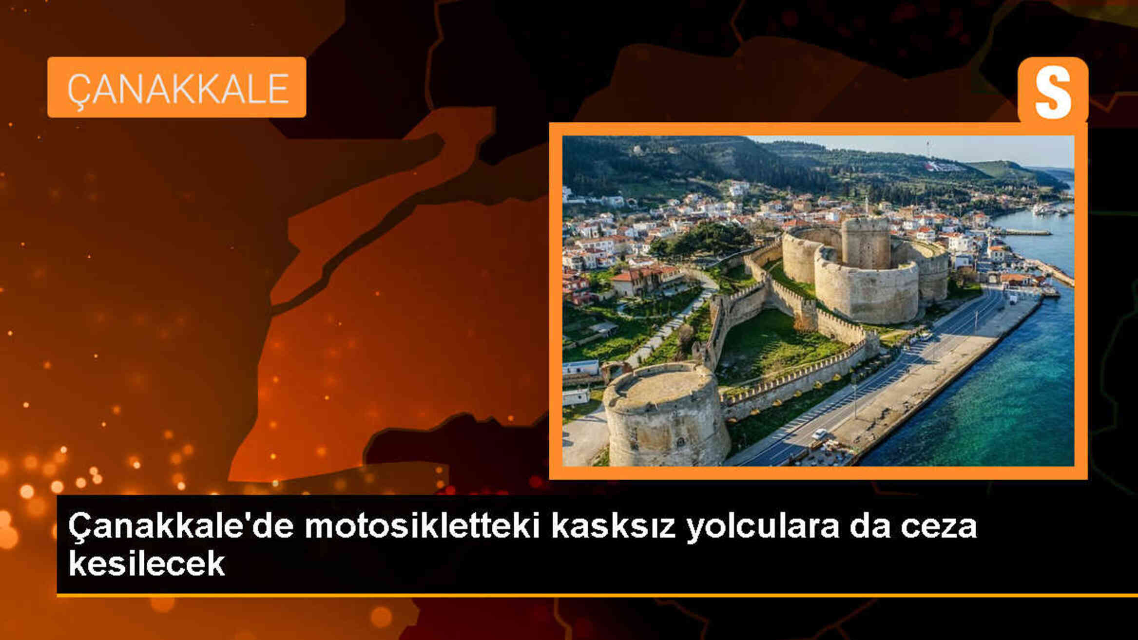 Çanakkale\'de Motosiklet Kullanıcılarına Kask Zorunluluğu