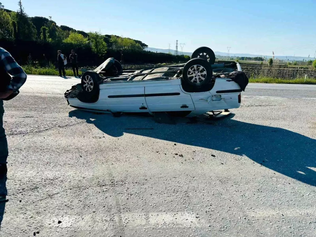 Balıkesir Gönen\'de trafik kazası: 4 yaralı