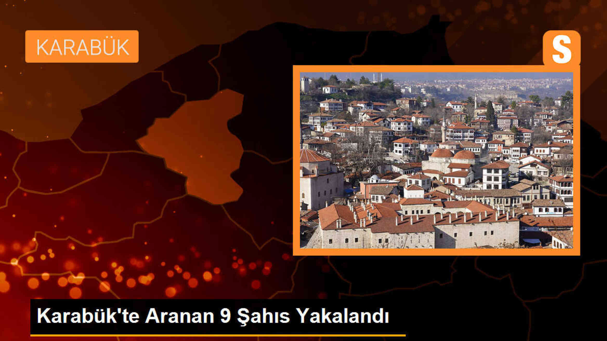 Karabük\'te Aranan 9 Şahıs Yakalandı, 4\'ü Tutuklandı