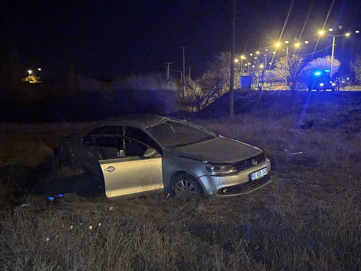 Nevşehir\'de tarlaya devrilen otomobilde 1 kişi hayatını kaybetti