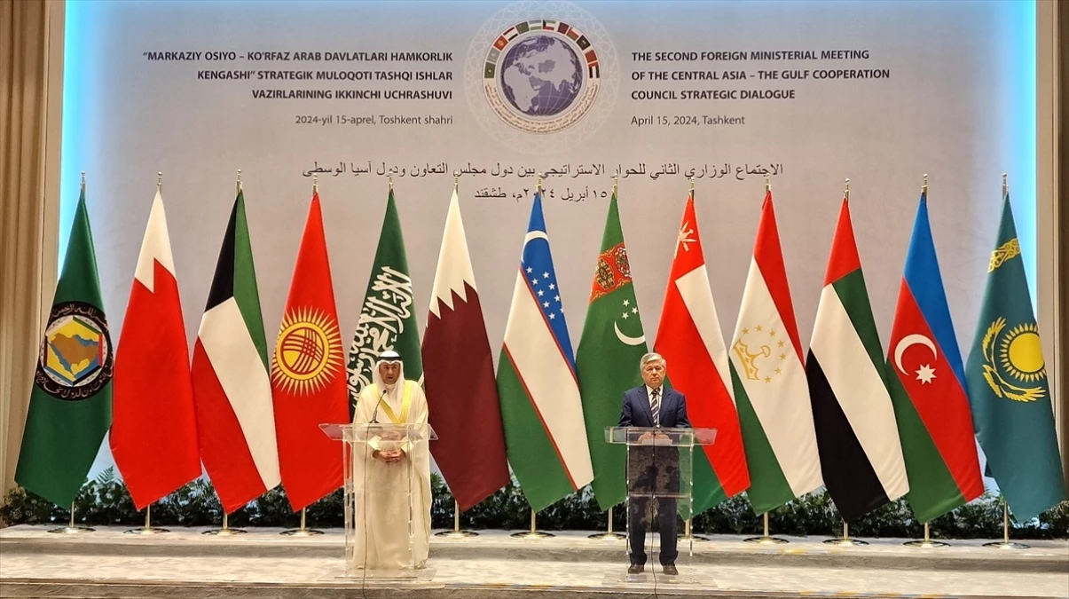 Orta Asya-Körfez Arap Ülkeleri İşbirliği Konseyi Dışişleri Bakanları İkinci Toplantısı Taşkent\'te Düzenlendi