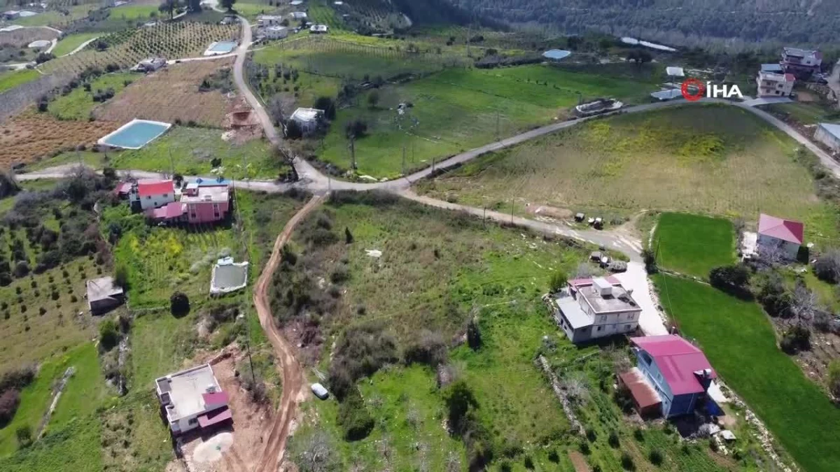 Yayla ve köyler baharla yeşile bürünerek renklendi