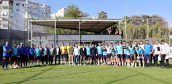 A Milli Futbol Takımı Teknik Direktörü Vincenzo Montella, Corendon Alanyaspor'u ziyaret etti