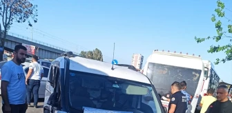 Adana'da zincirleme trafik kazasında 3 kişi yaralandı