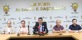 AK Parti Antalya İl Başkanı: Tutuklama kararları siyasi değil