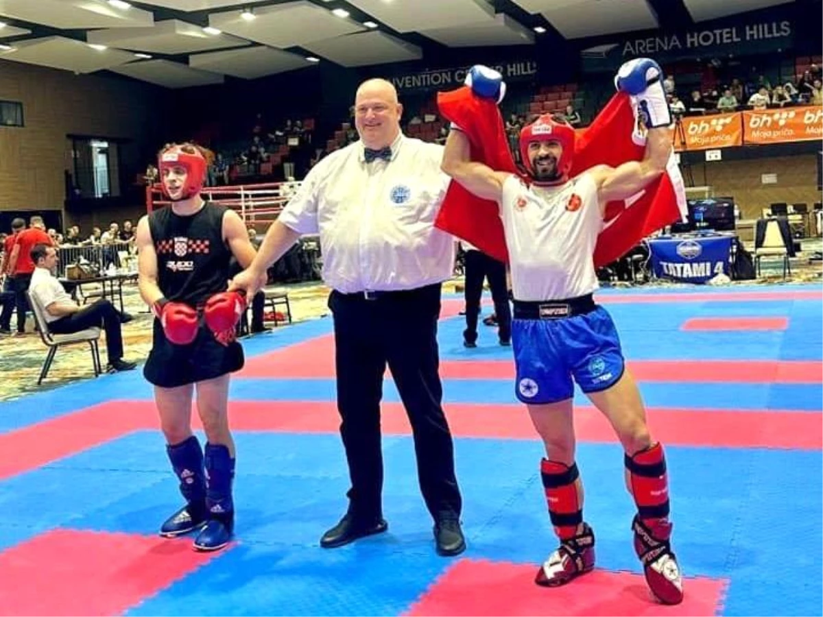 Cebrail Gençoğlu Kick Boks Grand Prix Avrupa Kupası\'nda şampiyon oldu