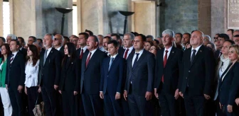 Muğla'nın CHP'li Belediye Başkanları Anıtkabir'i Ziyaret Etti