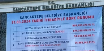 İstanbul Sancaktepe Belediyesi'nde 2 Milyar TL Borç Asıldı