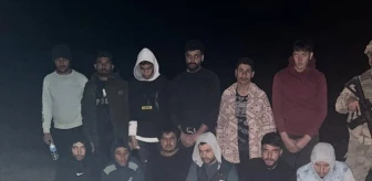 Edirne'nin Lalapaşa ilçesinde 12 düzensiz göçmen yakalandı