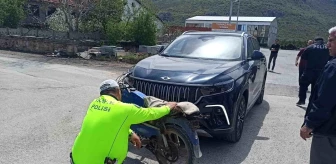 Konya'da motosiklet ile cip çarpıştı: 1 yaralı