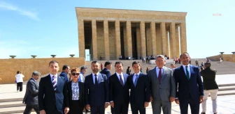 Muğla'nın CHP'li Belediye Başkanları Anıtkabir'i ziyaret etti