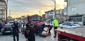 Sivas'ta Kontrolden Çıkan Otomobil Takla Attı, Sürücü Yaralandı