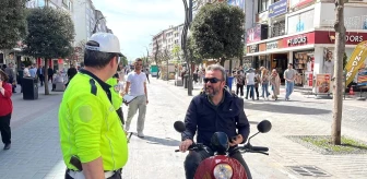 Bolu'da İzzet Baysal Caddesi'nde Motosikletlere Göz Açtırmadılar