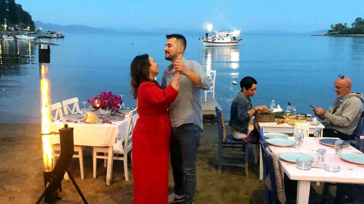 Muğla\'da Romantik Evlilik Teklifi