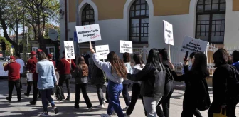 Eskişehir'de Lise Öğrencileri Turizm Haftası Etkinlikleri Kapsamında Yürüyüş Gerçekleştirdi