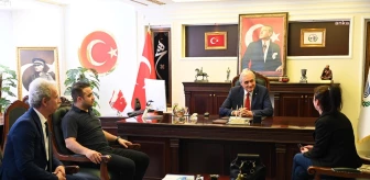 Bozüyük Belediye Başkanı Mehmet Talat Bakkalcıoğlu'na tebrik ziyaretleri