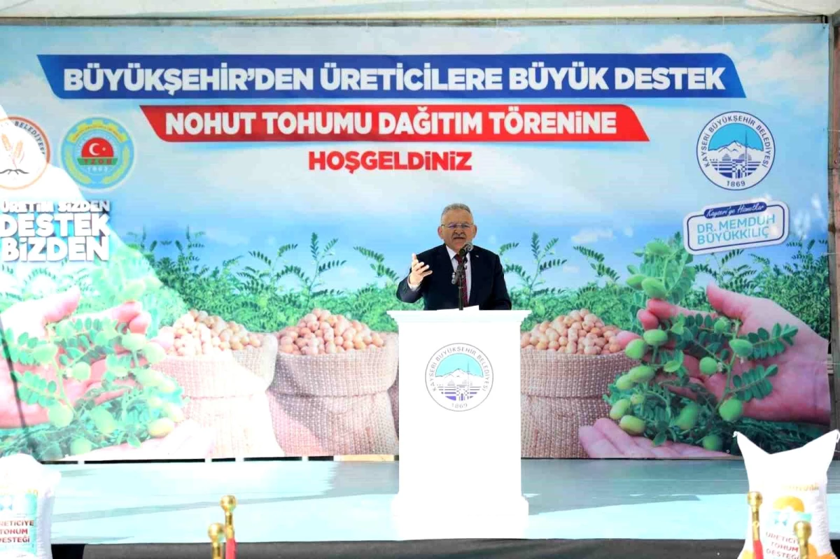Kayseri Büyükşehir Belediyesi 300 Ton Nohut Dağıtacak