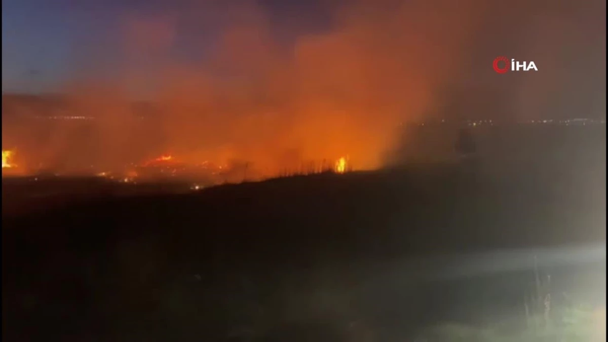 Erzincan\'da örtü yangını itfaiyenin müdahalesiyle söndürüldü