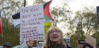 İngiltere'de İsrail'e silah satışına karşı protesto gösterisi düzenlendi
