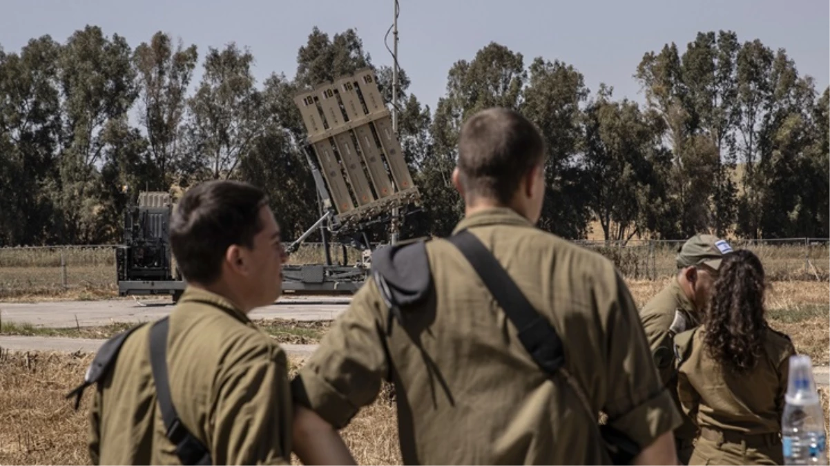 İsrail\'in Demir Kubbe hava savunma sistemi Gazze Şeridi\'nde görüntülendi