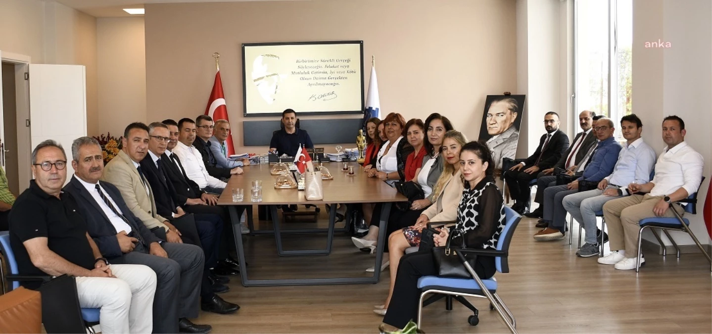 Kuşadası Belediye Başkanı Ömer Günel\'i Kamu Kurumları Ziyaret Etti