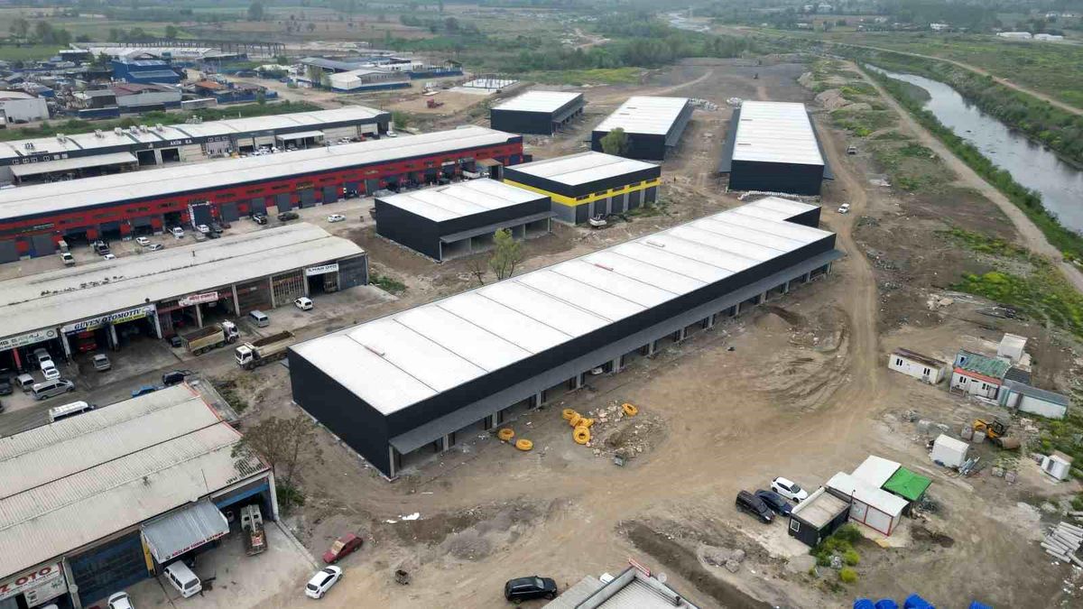 Düzce\'de Modern Sanayi Sitesi İnşaatı Devam Ediyor