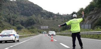 Ordu'da yapılan trafik denetimlerinde 32 bin 411 araç kontrol edildi