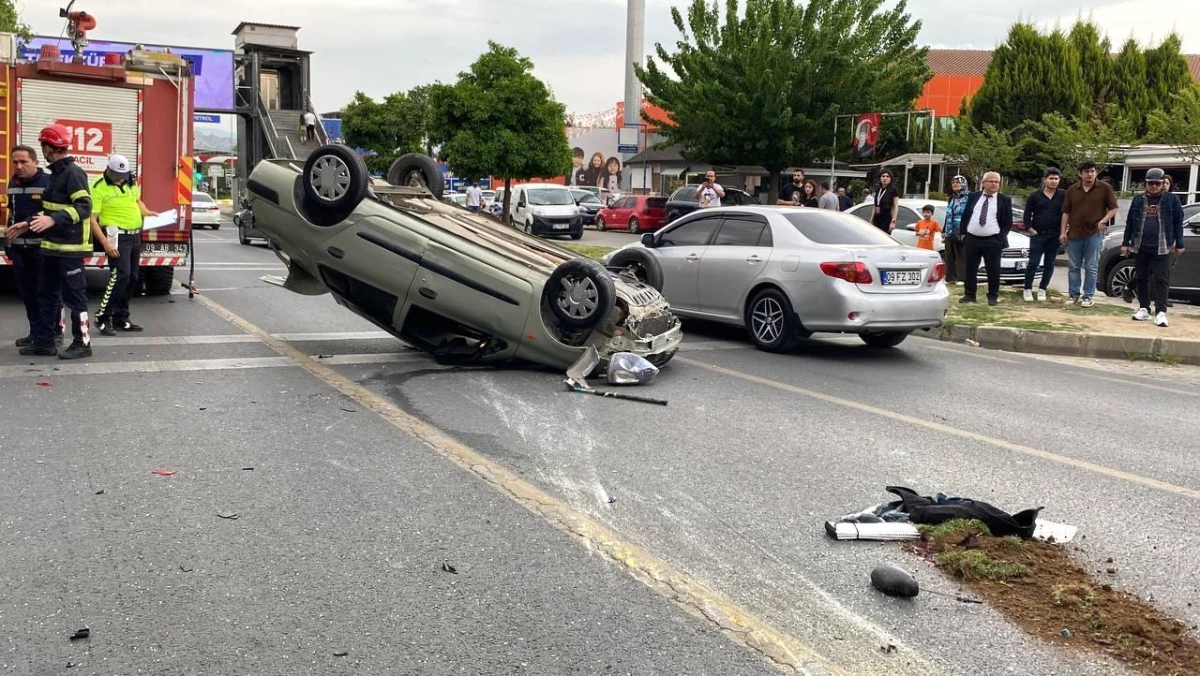 Aydın\'da trafik kazasında takla atan otomobilden fırlayan sürücü hayatını kaybetti