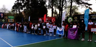 Okul Sporları Yıldızlar Tenis Türkiye Şampiyonası Düzce'de Başladı