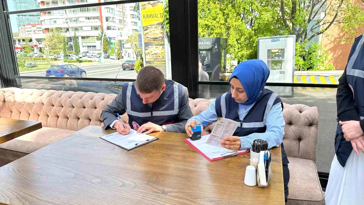 Ticaret Bakanlığı, yiyecek ve içecek işletmelerinde fiyat listesi denetimi yaptı