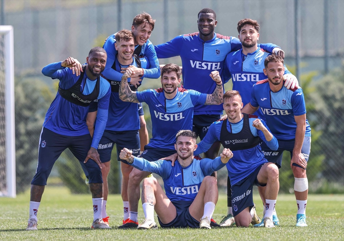 Trabzonspor, Kayserispor maçı için hazırlıklarını sürdürdü