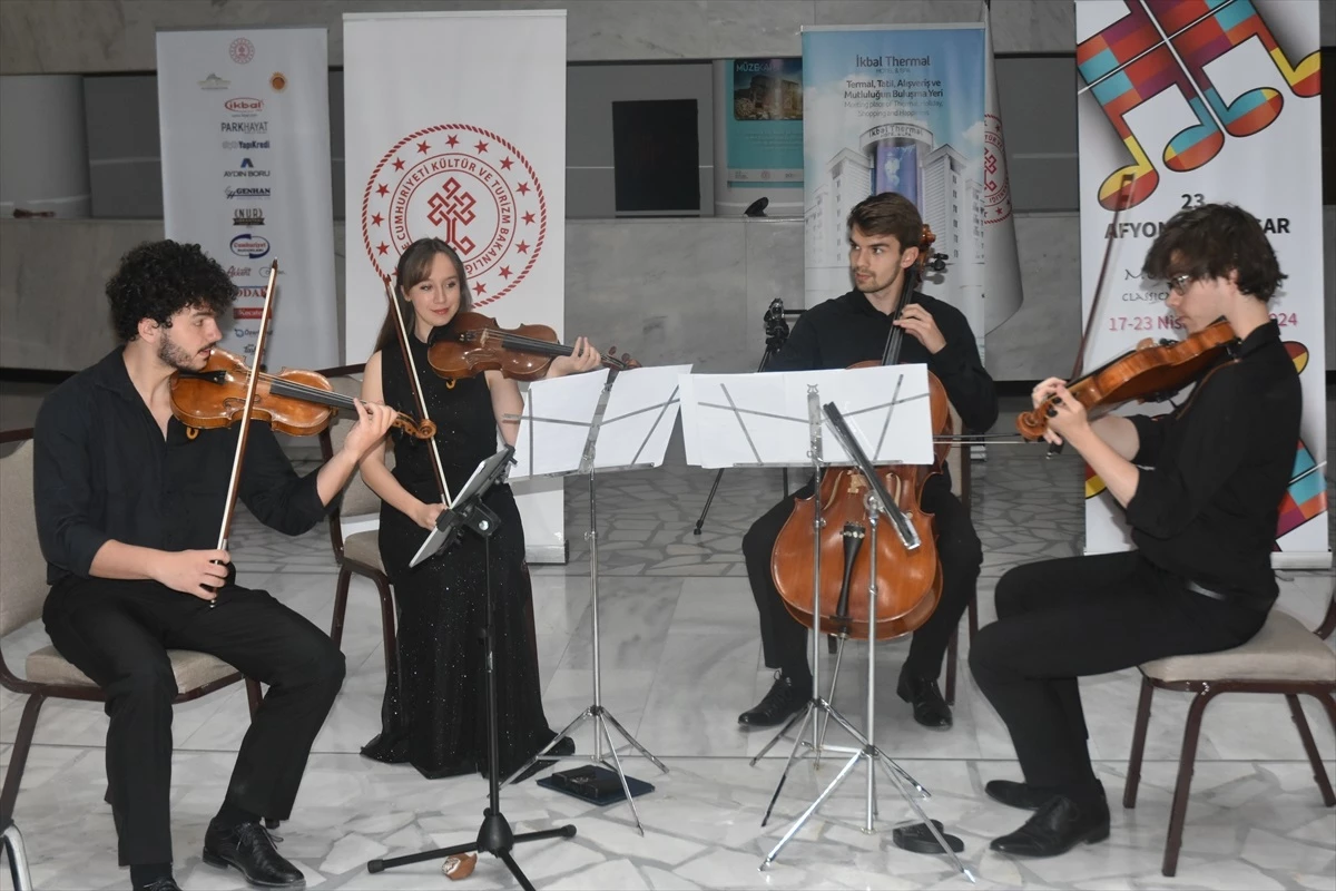 23. Afyonkarahisar Klasik Müzik Festivali\'nde Suk Dörtlüsü Quartet Sahne Aldı