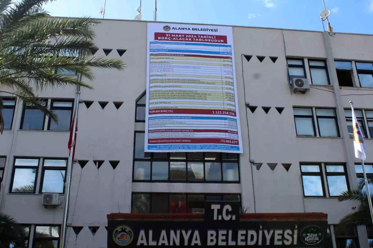 Alanya Belediyesi\'nden \'mali tablo\' açıklaması