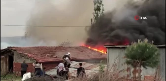 Amasya'da hissedilen depremden dakikalar sonra korkutan yangın