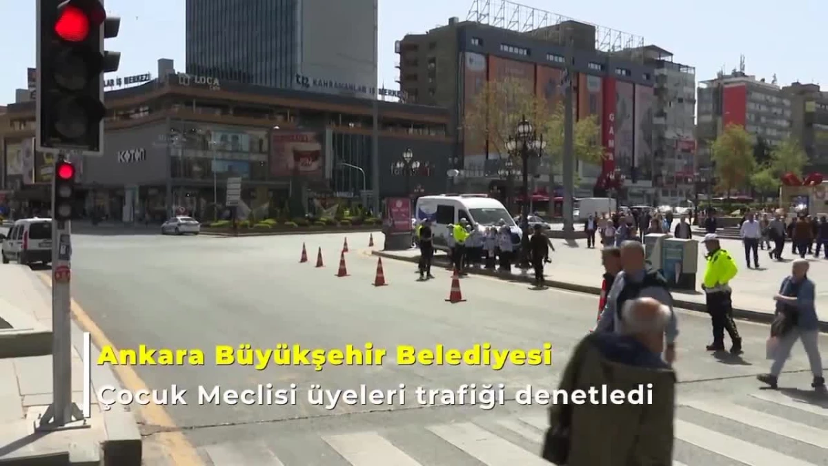 Ankara Çocuk Meclisi, Trafik Denetimi Yaptı
