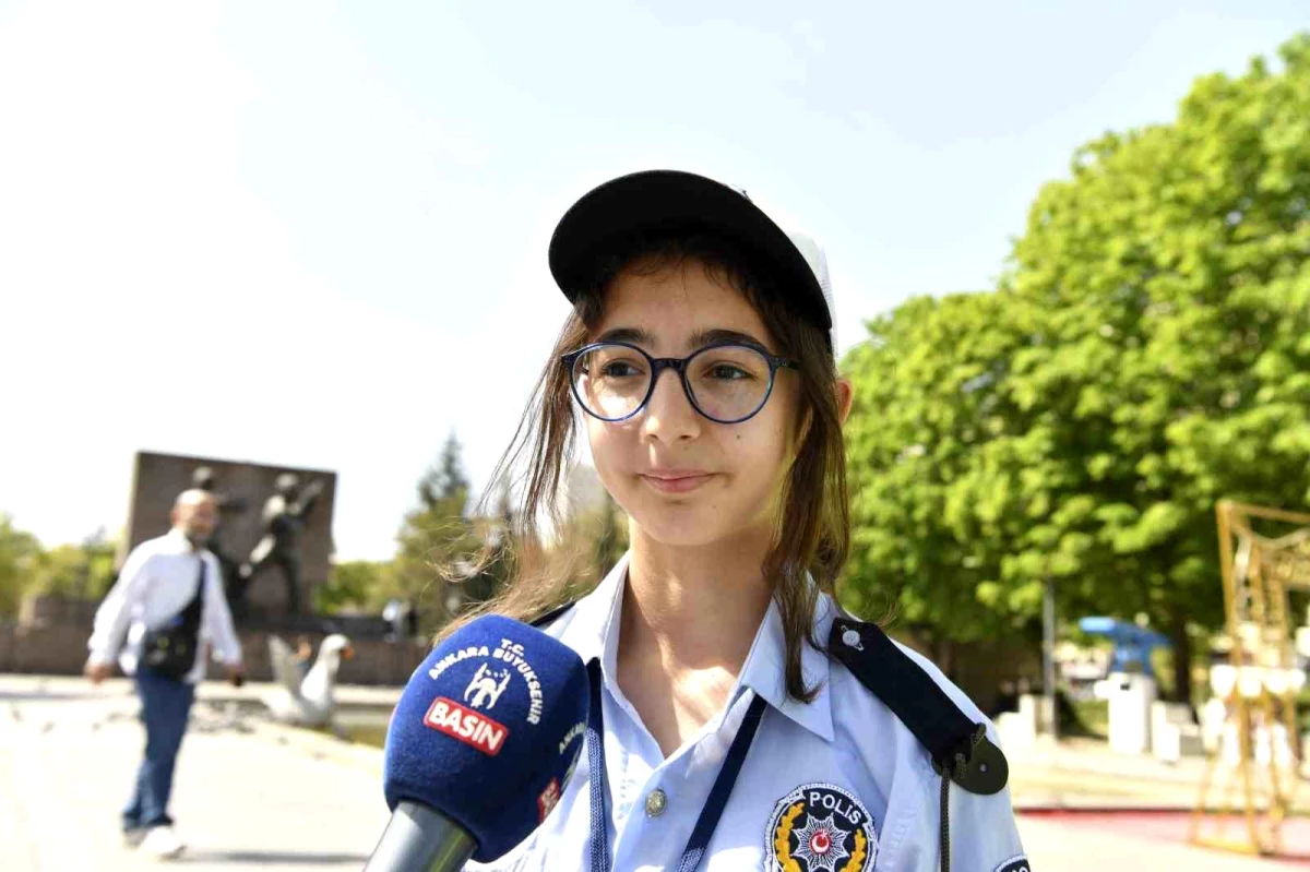 Ankara Büyükşehir Belediyesi Çocuk Meclisi Trafik Denetimi Yaptı