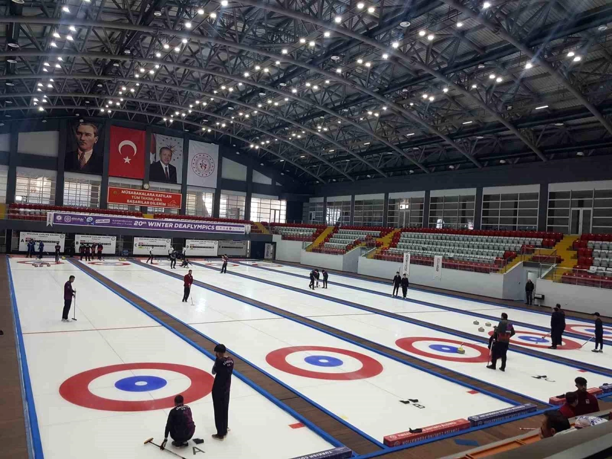 Erzurum\'da Türkiye Curling 2. Lig Yükselme Final Müsabakaları Başladı