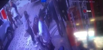 Giresun'da kuyumcu soygunu: Esnafın hırsızları kovaladığı anlar kamerada