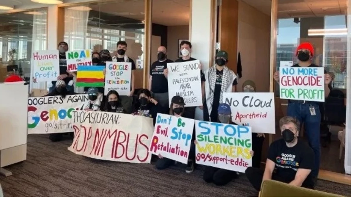 Google, İsrail\'le yaptığı milyar dolarlık anlaşmayı protesto eden 28 çalışanını kapı dışarı etti